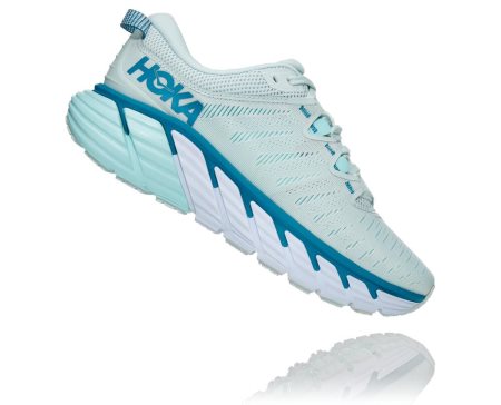 Hoka Gaviota 3 Ženske Road Tekaški Čevlji Svetlo Zelena / Modra SI-496708D